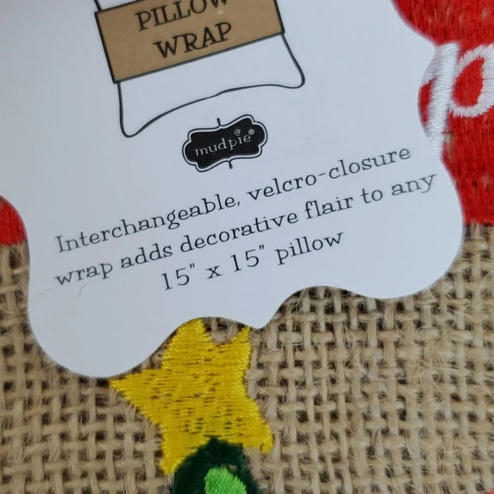 Mud Pie Holiday Pillow Wrap 15